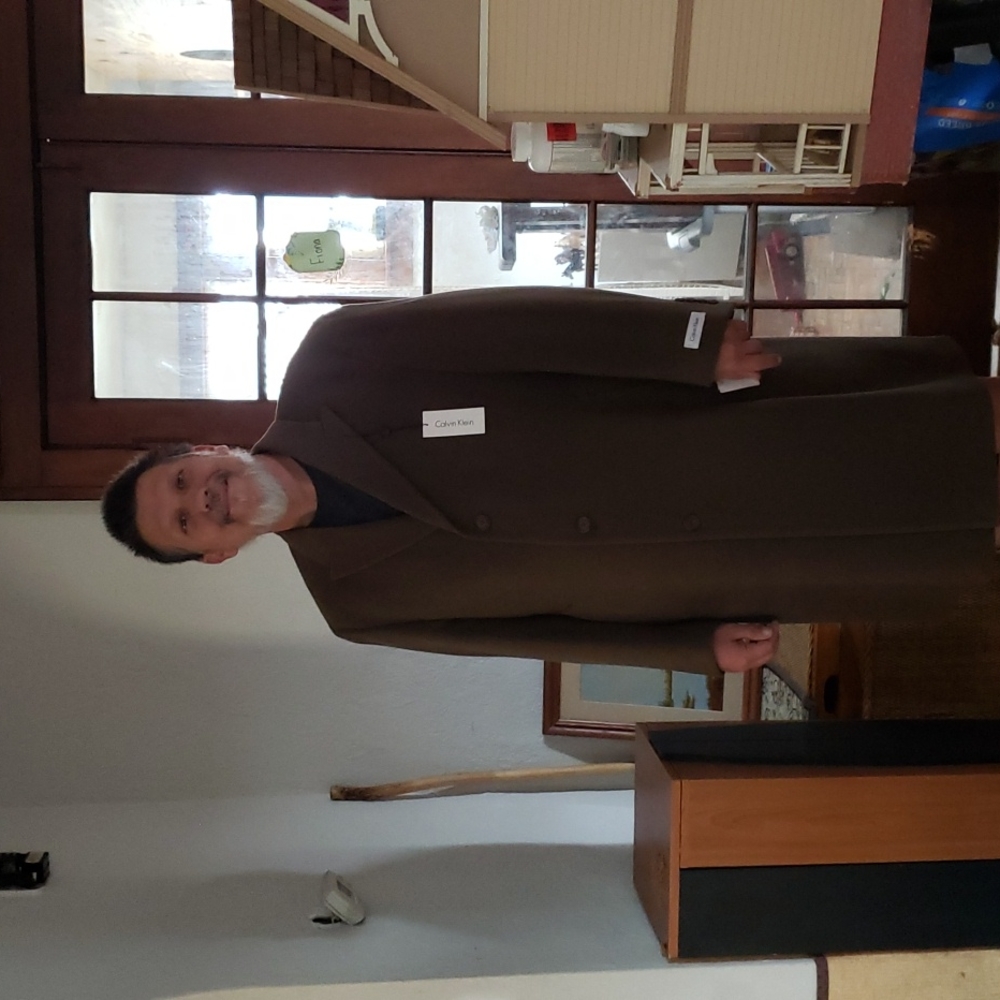 Brand new Calvin Klein Stewart trench coat with tags